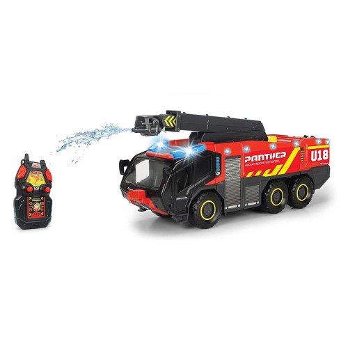 כבאית שלט רחוק שדה תעופה 6X6 משפריצה מים - DICKIE TOYS