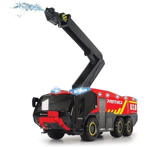 כבאית שלט רחוק שדה תעופה 6X6 משפריצה מים - DICKIE TOYS