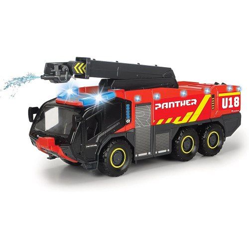 כבאית שלט רחוק שדה תעופה 6X6 משפריצה מים - DICKIE TOYS