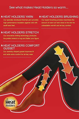 טייץ תרמי מחמם נשים של HEAT HOLDERS היט הולדרס