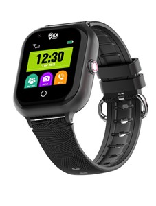 שעון טלפון חכם לילדים קידי ווטש Smart GPS 4G עם שיחות וידאו ואפליקציה מובנית - שחור Kidi Watch