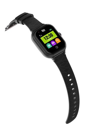 שעון טלפון חכם לילדים קידי ווטש Smart GPS 4G עם שיחות וידאו ואפליקציה מובנית - שחור Kidi Watch