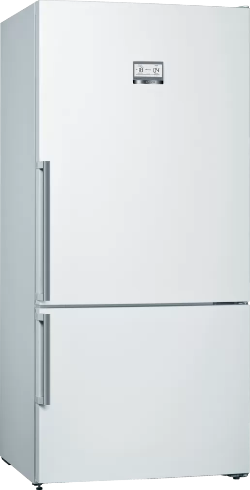 מקרר 2 דלתות מקפיא תחתון 617 ליטר Bosch KGN86AW31L - צבע לבן