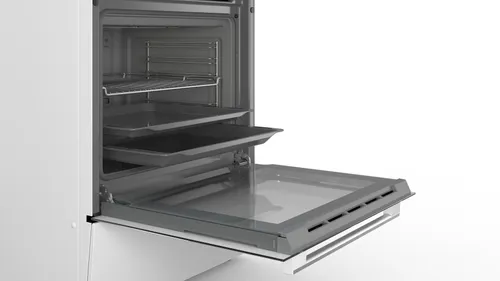 תנור משולב כיריים בוש מדגם Bosch HXR39IH20Y לבן