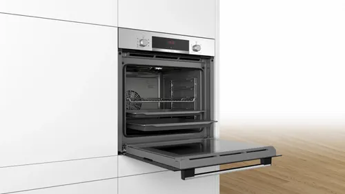 תנור אפיה בנוי 71 ליטר 5 תוכניות נירוסטה BOSCH HBG533BS0Y