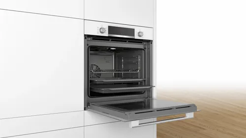 תנור בנוי 71 ליטר 5 תוכניות Bosch Serie 4 HBG533BW0Y - צבע לבן