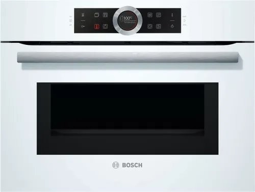 תנור בנוי 45 ליטר משולב מיקרוגל לבן Bosch CMG633BW1 בוש