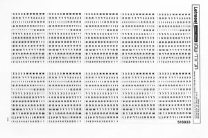 אותיות גרוד Letraset 2.8 מ"מ ׁ(S-16933)