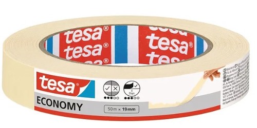 מסקינג טייפ מקצועי TESA (גרמניה) , רוחב 19 מ