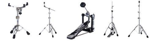 חבילת אביזרים לתופים 704IR עם רגליים כפולות מסדרת IN ROCK מבית Odery-(Brazil)