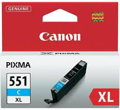 דיו כחול מקורי Canon CLI551CXL