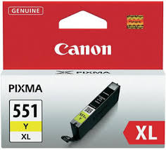 דיו צהוב מקורי Canon CLI551YXL