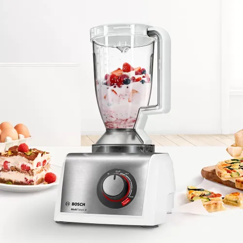 מיקסר MultiTalent 8 1250 W , Brushed stainless steel, דגם MC812S820 | לבן