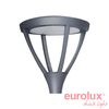 ראש תאורת גינה לד 60W עגול, קוטר עמוד 60 מ''מ Bridgelux LED