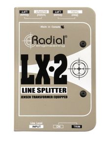 מפצל סיגנל Line לשתי יציאות Radial LX-2