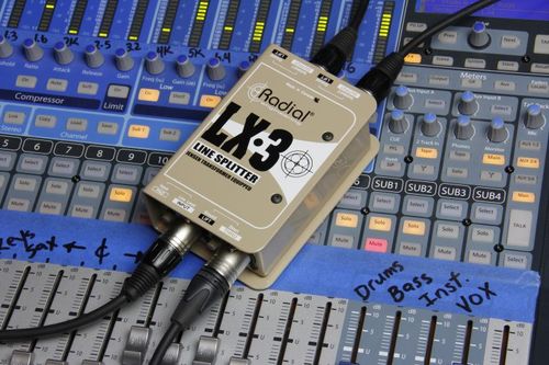 מפצל סיגנל Line ל-3 יציאות Radial LX-3