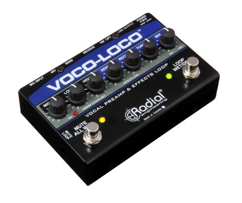 ממשק אפקט גיטרה למיקרופון Radial Voco-Loco
