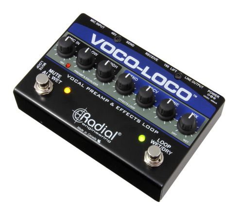 ממשק אפקט גיטרה למיקרופון Radial Voco-Loco