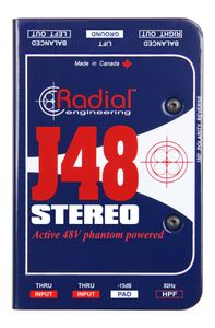קופסת DI סטריאו אקטיבי Radial J48