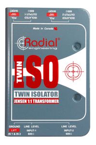 מבודד אות כפול להפחתת רעשים Radial Twin Iso
