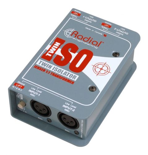 מבודד אות כפול להפחתת רעשים Radial Twin Iso