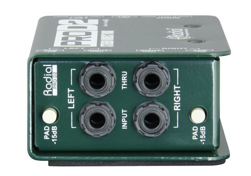 קופסת DI דו ערוצי פאסיבי Radial ProD2