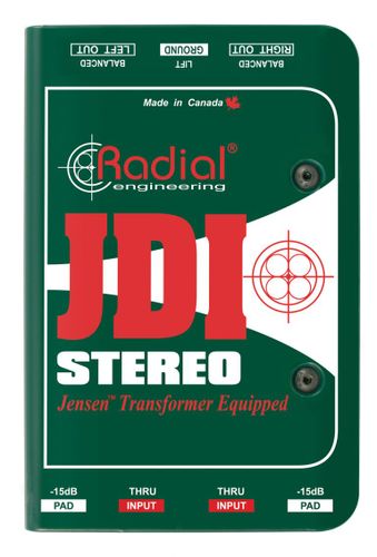 קופסת DI פאסיבי כפול Radial JDI Stereo