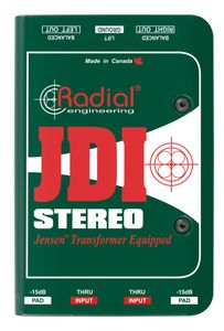 קופסת DI פאסיבי כפול Radial JDI Stereo