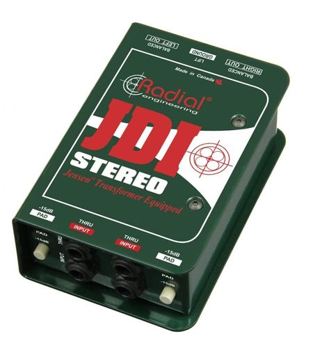 קופסת DI פאסיבי כפול Radial JDI Stereo