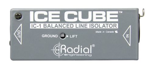 מבודד אות בודד Radial Ice Cube