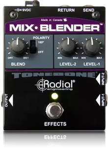 מסכם כלי נגינה ואפקטים Radial ToneBone Mix Blender