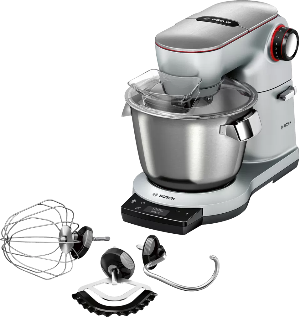 Kitchen machine with scale Series 8 OptiMUM 1600 W, דגם MUM9AX5S00 | כסף, נירוסטה