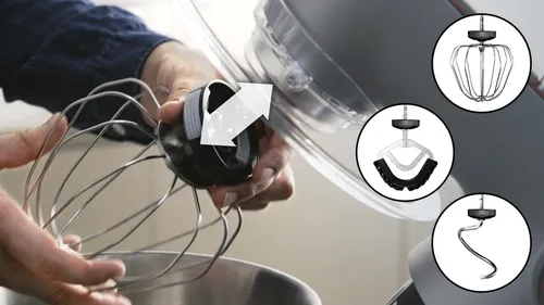 Kitchen machine with scale Series 8 OptiMUM 1600 W, דגם MUM9AX5S00 | כסף, נירוסטה