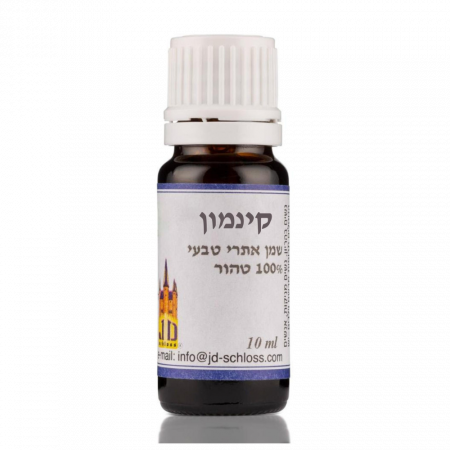 קינמון שמן אתרי טבעי 100% טהור, 10 מ"ל