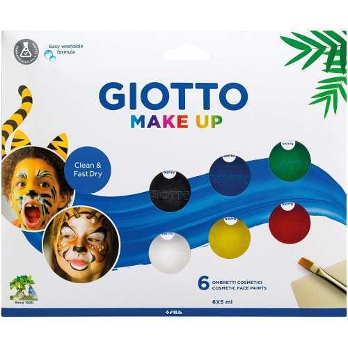 סט טבליות איפור ג'וטו 6 צבעי יסוד*5מ''ל