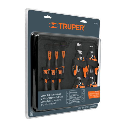 סט פליירים מיני ומברגים 10 יח'