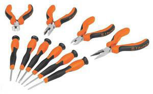 סט פליירים מיני ומברגים 10 יח'