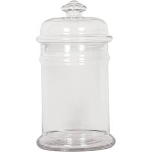צנצנת זכוכית עם מכסה Glass Apothecary Jar