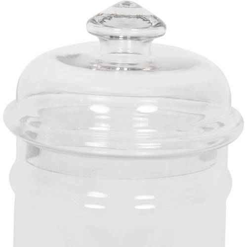 צנצנת זכוכית עם מכסה Glass Apothecary Jar