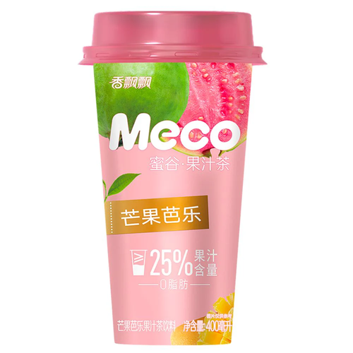 MECO משקה תה בטעם מנגו וגויאבה 400 מ