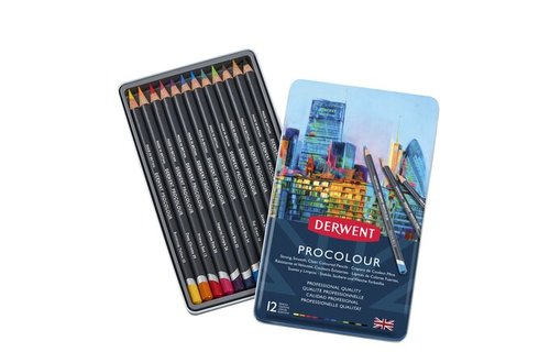 סט 12 עפרונות צבעוניים PROCOLOUR