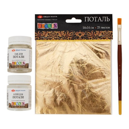 סט לעבודות עלי זהב   DECOLA GILDING SET no 2
