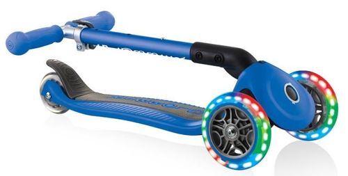 קורקינט מתקפל לפעוטות פרימו ג'וניור Primo Junior אורות בגלגלים וידית בגובה משתנה - כחול