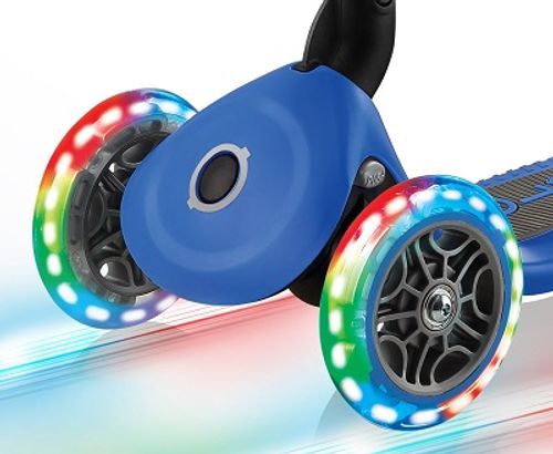 קורקינט מתקפל לפעוטות פרימו ג'וניור Primo Junior אורות בגלגלים וידית בגובה משתנה - כחול