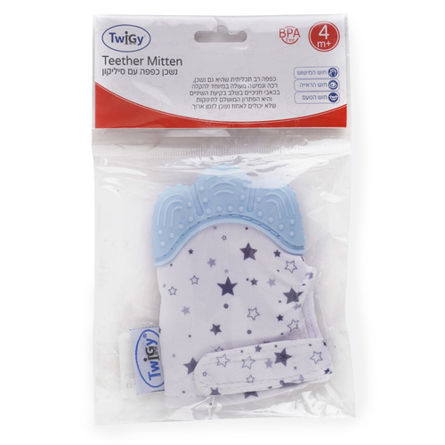 נשכן כפפה עם סיליקון - Teether Mittenהמוצר נוסף לעגלה