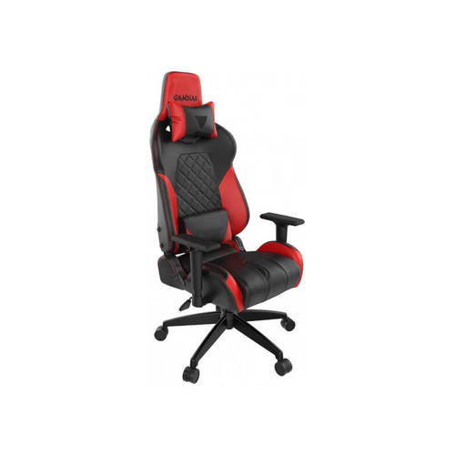 כיסא גיימינג עם תאורת RGB דגם ACHILLES E1 GAMDIAS בצבע אדום שחור