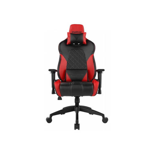 כיסא גיימינג עם תאורת RGB דגם ACHILLES E1 GAMDIAS בצבע אדום שחור