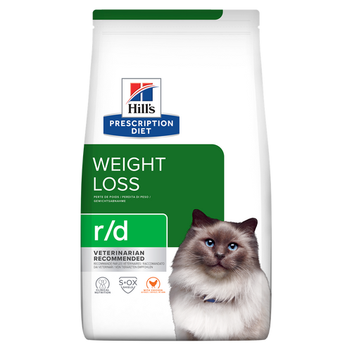 r/d | Hill's Prescription Diet הפחתת משקל לחתול, 3 ק