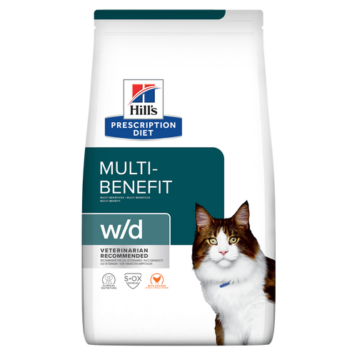 w/d | Hill's Prescription Diet לחתול, 3 ק
