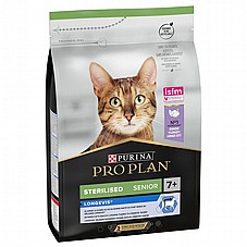 ProPlan פרופלאן 3 ק"ג מזון יבש לחתולים בוגרים 7+ ומסורסים (סטרילייזד אדולט 7+)
